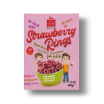 strawberry rings – Φρουτένια Δαχτυλίδια Δημητριακών με Γεύση Φράουλα & Μέλι