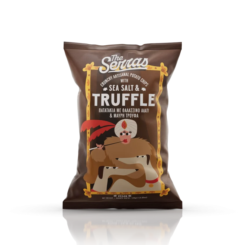 the serras sea salt & truffle chips