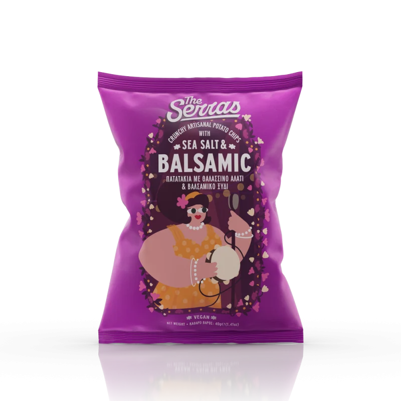 the sea salt & balsamic vinegar chips 120g