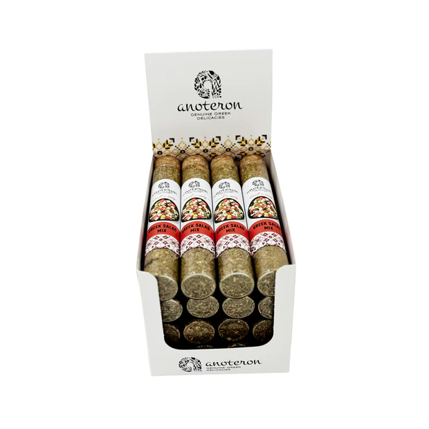 73351-display-gyalinos-solinas-meigma-gia-salata-17g-anoteron Γυάλινος Σωλήνας Μείγμα Μπαχαρικών για Σαλάτα Anoteron 17g - Image 2